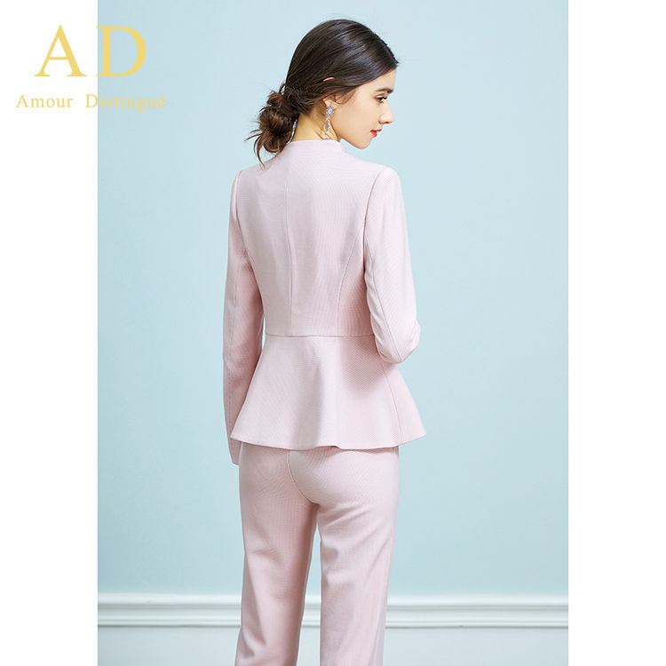 Miniature : Chic Pink Two-Piece Suit for Women – Perfect Blend of Confidence and Elegance