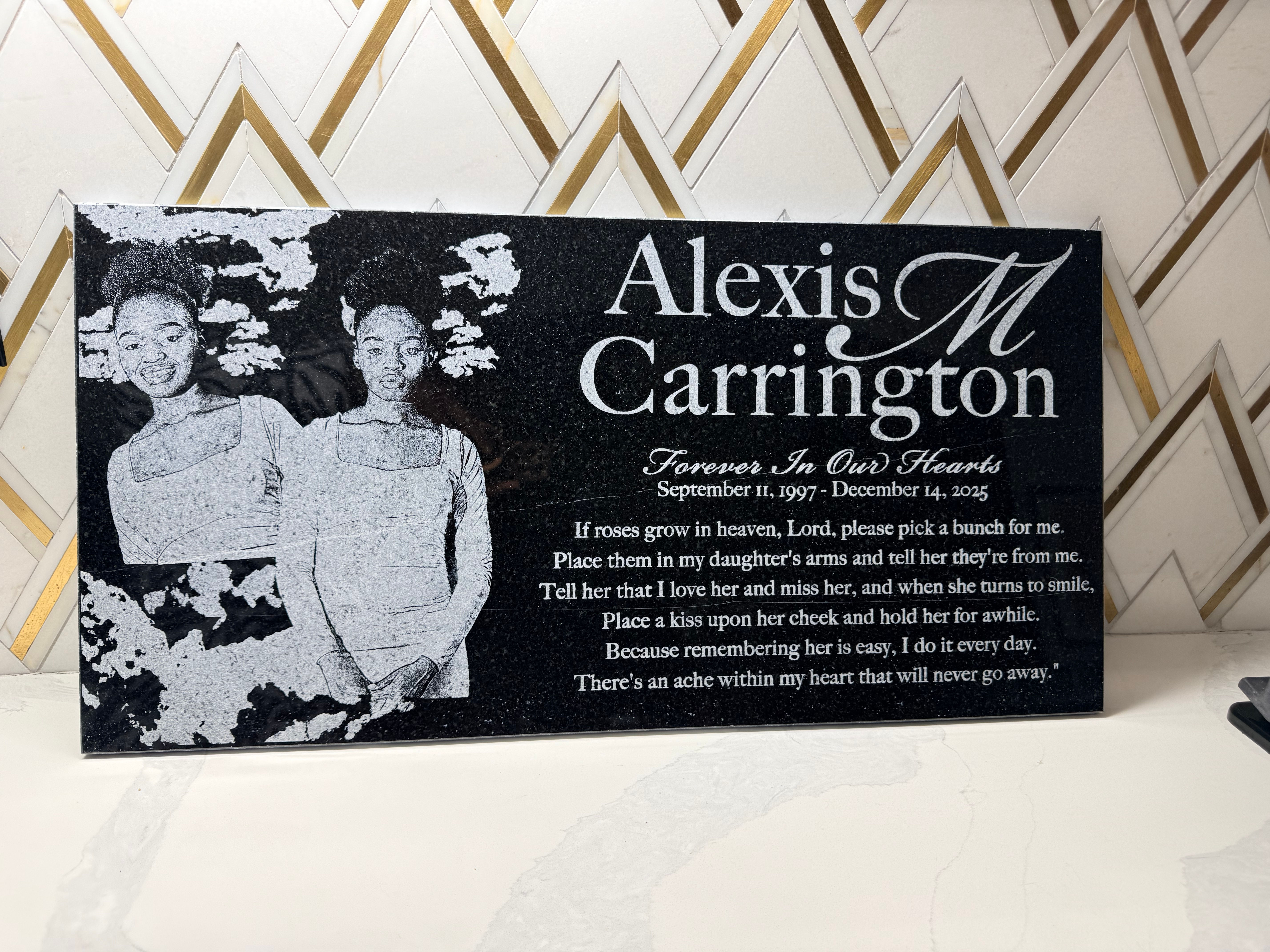 Grave Headstone 24x12