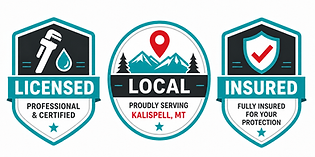 Licensed, insured, local Silco Plumbing in Kalispell MT