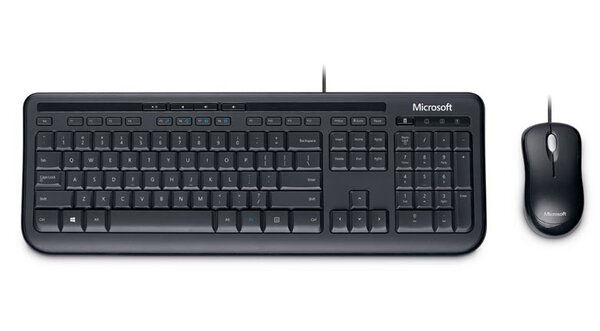Microsoft Wired Desktop 600 - Juego de teclado y ratón - USB