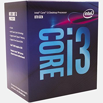 Intel Core i3 8100 - 3.6 GHz - 4 núcleos
