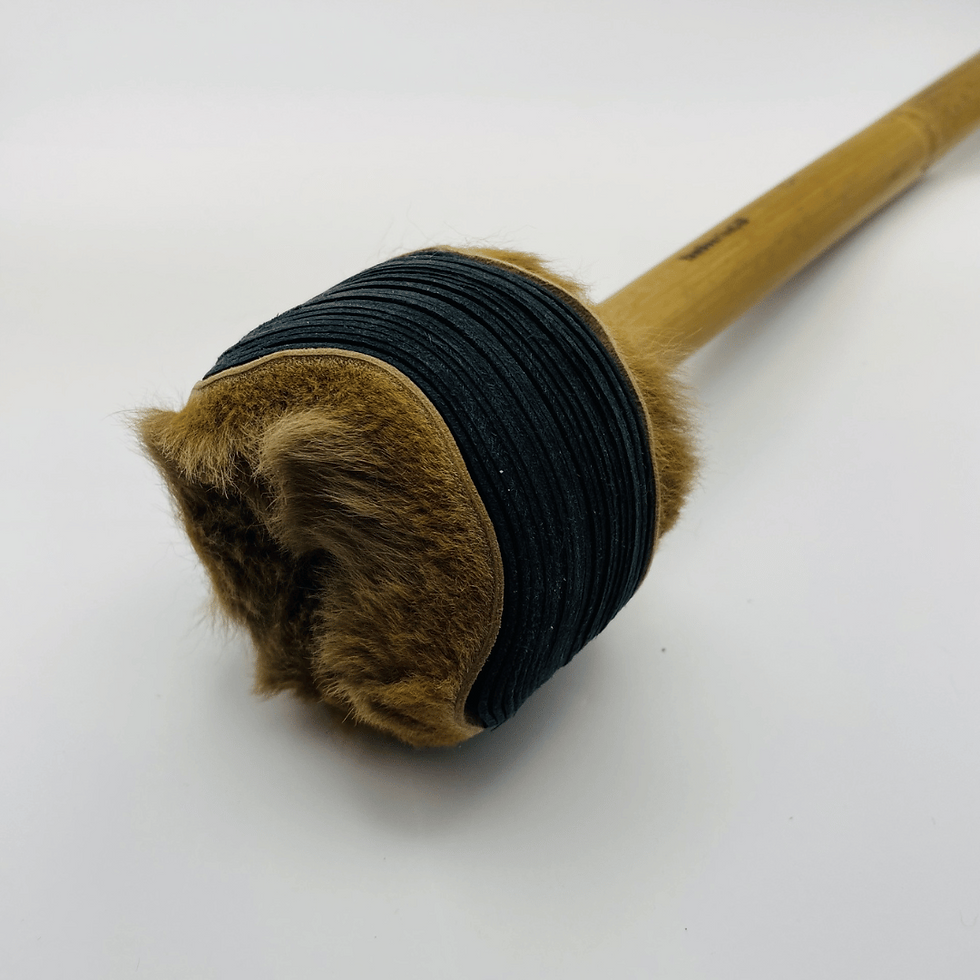 Whopperini Bombalini bass drum beater head and handle