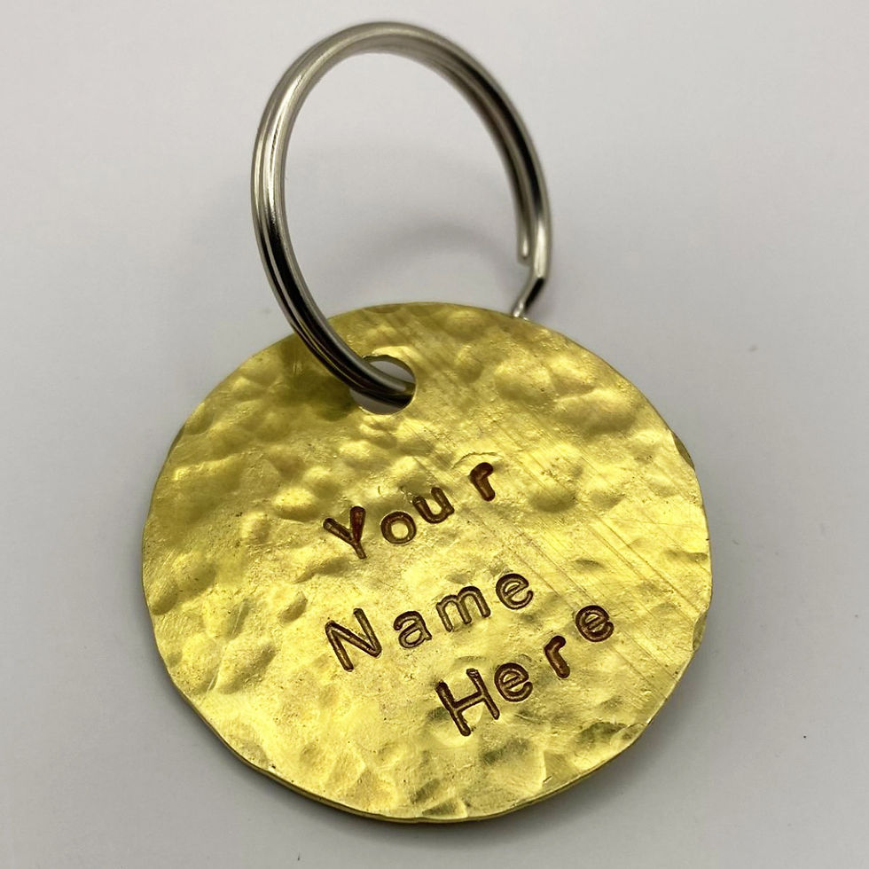 The Extras - tambourineLAB's the key ring - close view