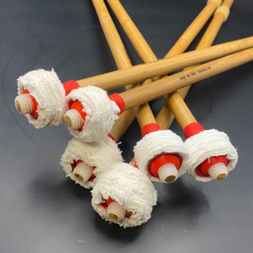 Cotton Flannel Timpani Mallets by tambourineLAB