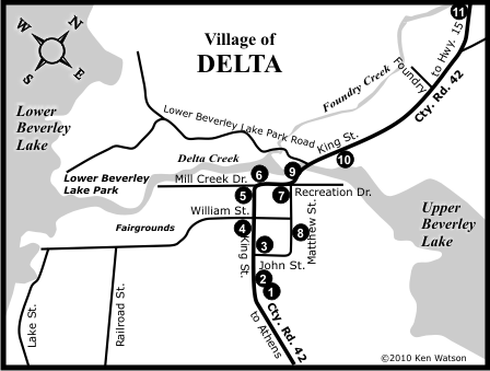 Delta Ontaro Walking Tour, Rideau Lakes