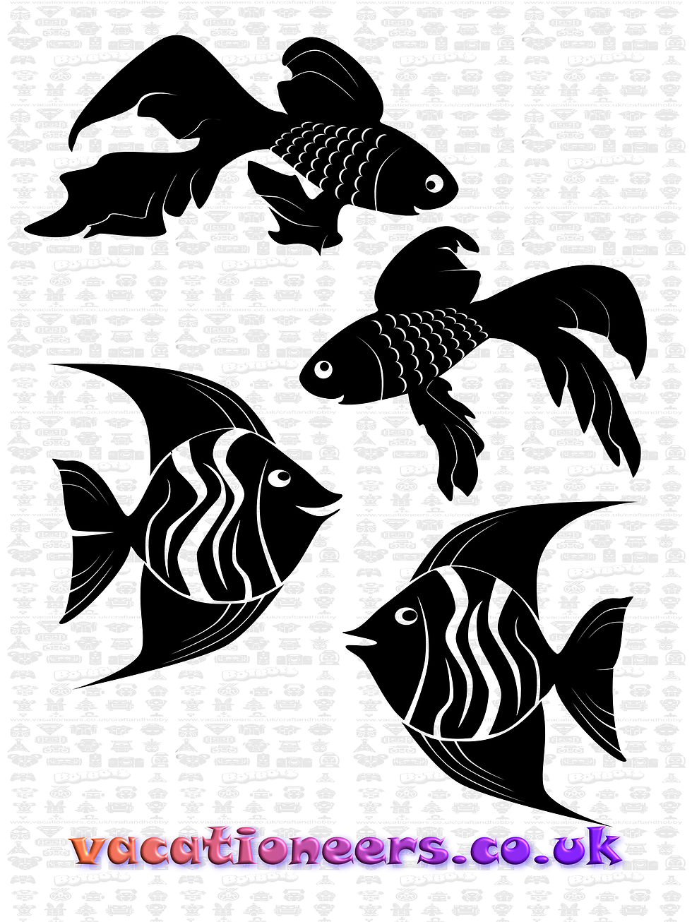 Thumbnail: Assorted Fish Design Craft Pack