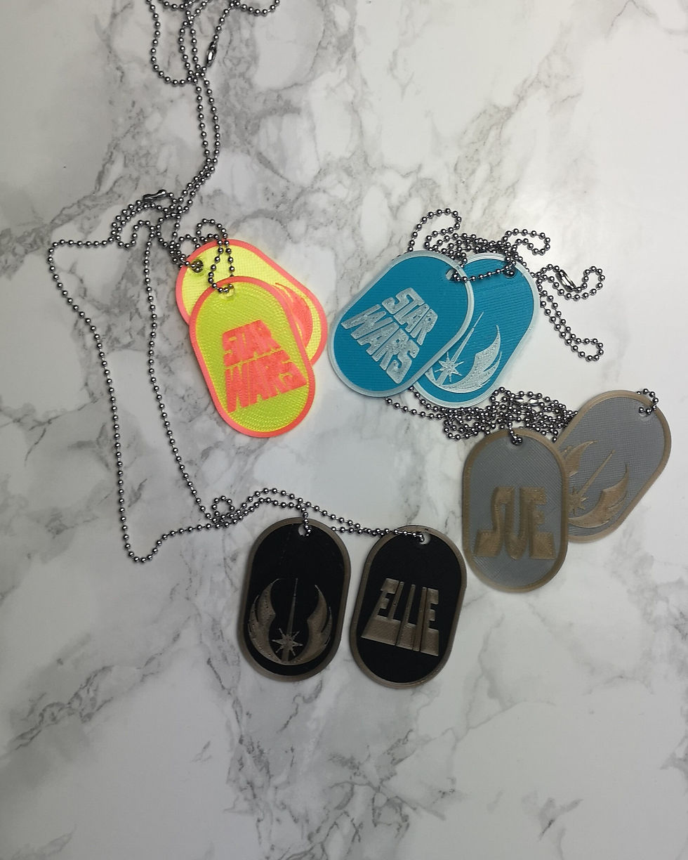 Thumbnail: Disney Star Wars Jedi Dog Tag, Personalise it