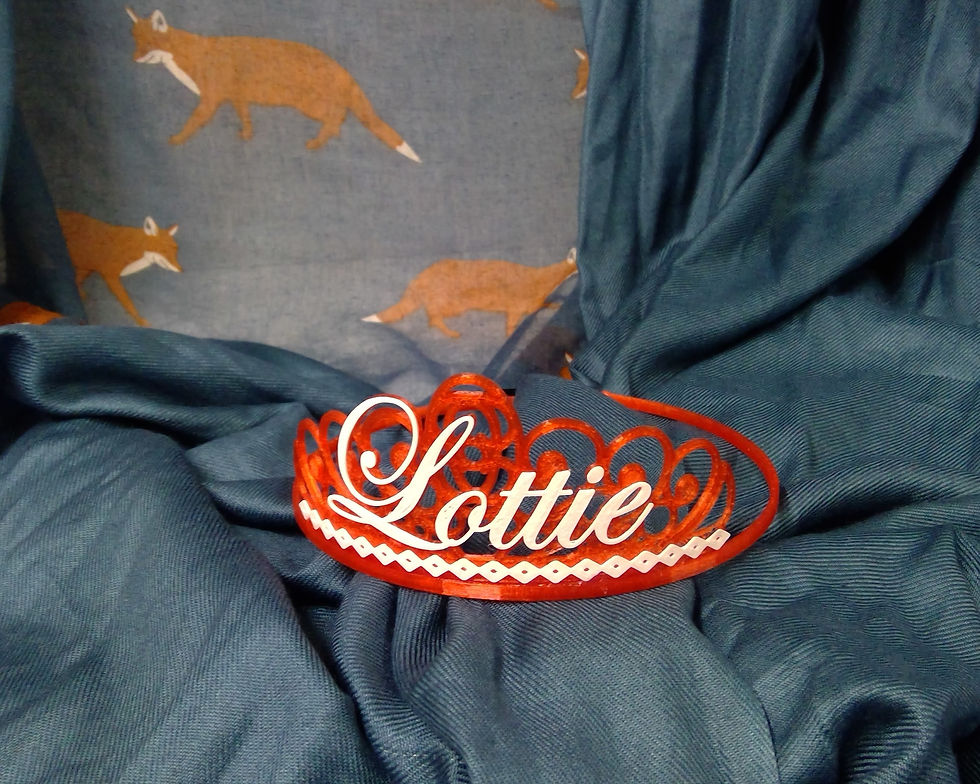 Thumbnail: Personalised Classic Style Novelty Tiara