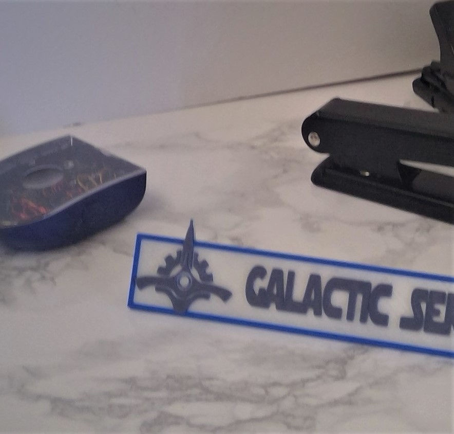 Thumbnail: Disney Star Wars Galactic Senate Desk Plate, Feel the Force