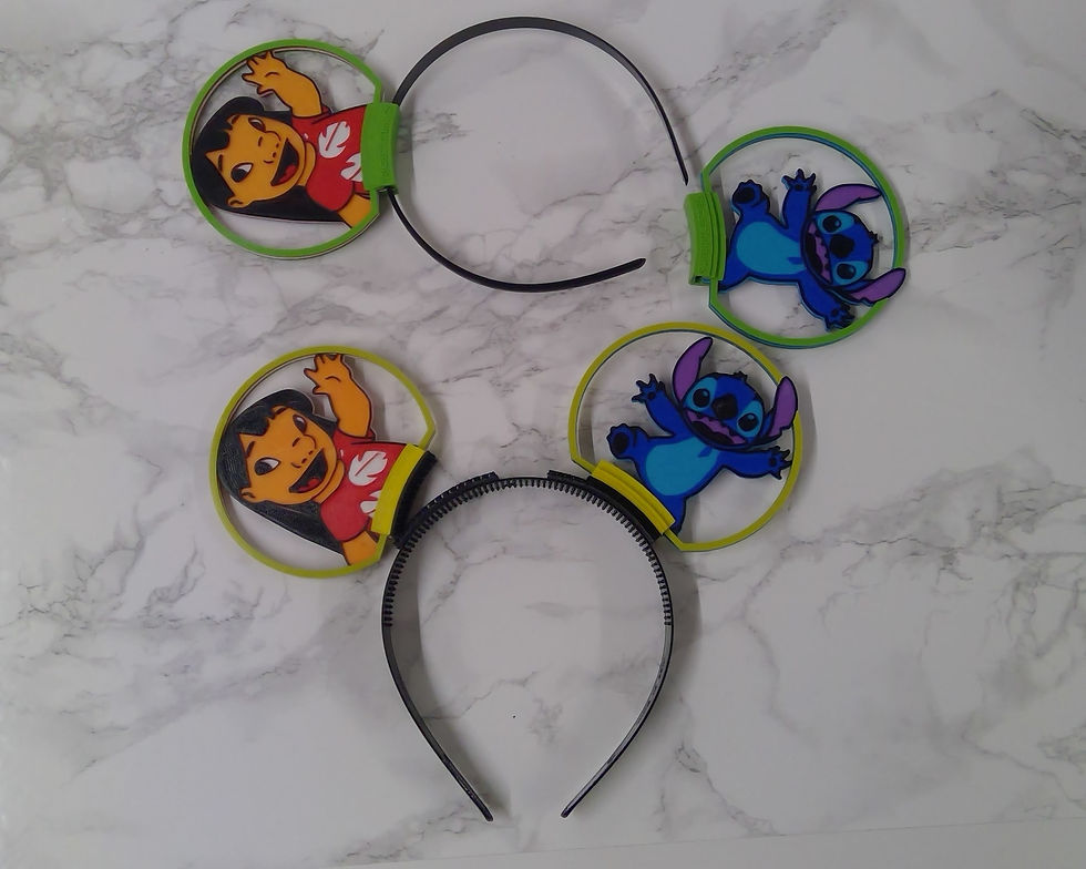 Thumbnail: Disney Style Ears with Lilo and Stich. Experiment #626 has escaped again.