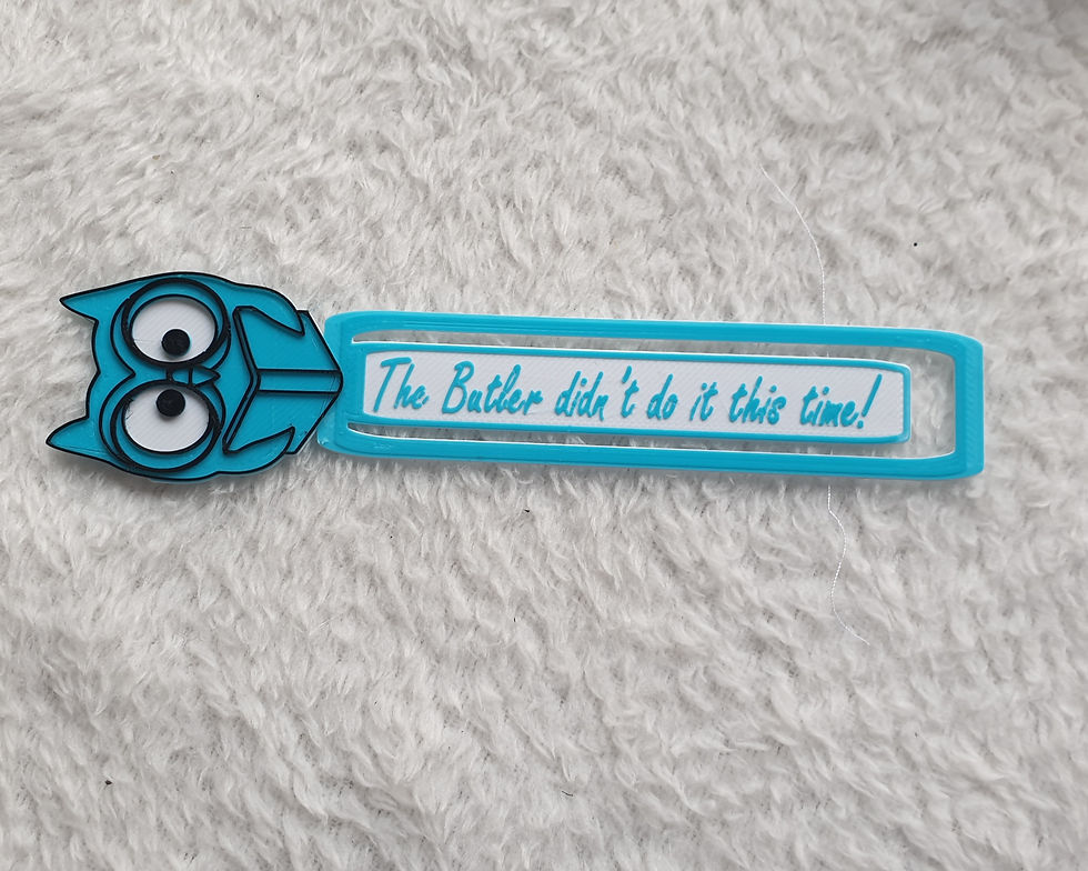 Thumbnail: Personalised Owl Bookmarks Set of 3