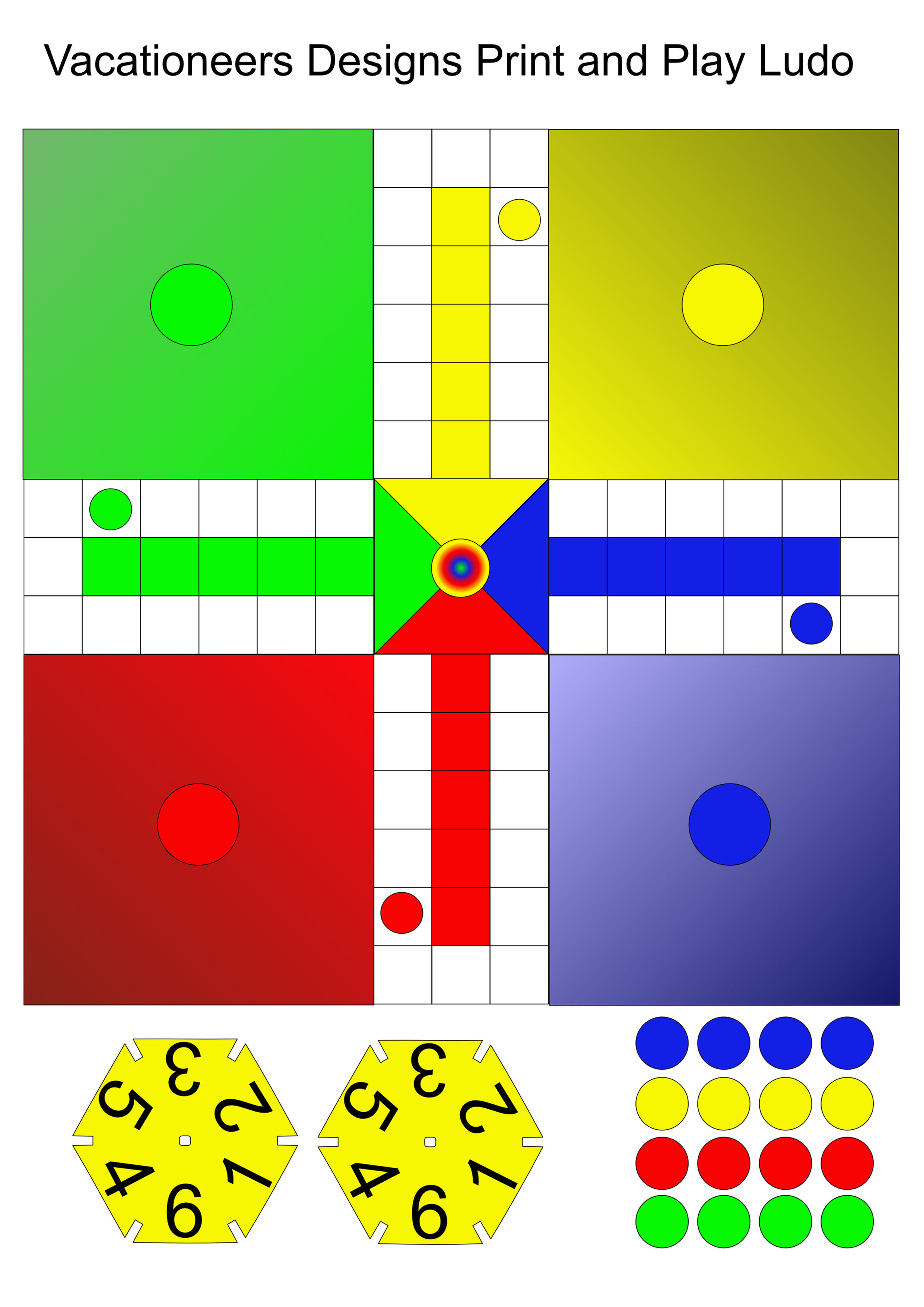 Print and Play LUDO.