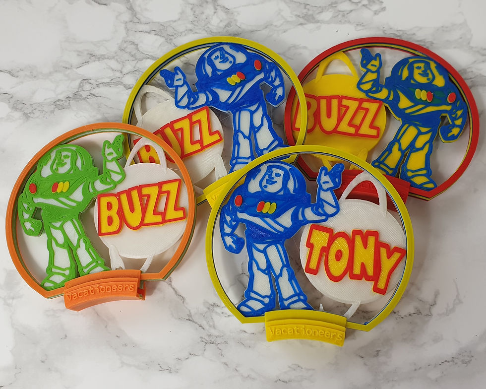 Thumbnail: Disney Style Ears, Buzz Lightyear, Personalised.