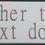 Thumbnail: "Posher then next door"  White Perspex Sign