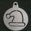 Thumbnail: Bauble -  Santa Hat image (10cm)