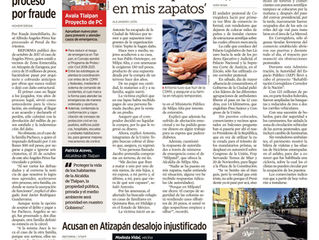 LLEVA EN BARRIENTOS PROCESO POR FRAUDE
