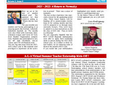 May 2022 Newsletter | Vol. 3 | Is. 9