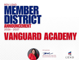 Thank you, Vanguard Academy, for investing in initiatives that empower students, build career pathways, and nurture future leaders in the Rio Grande Valley.