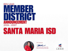 RGV LEAD is proud to recognize Santa Maria ISD as a renewing Member District for the 2026–2027 academic year.