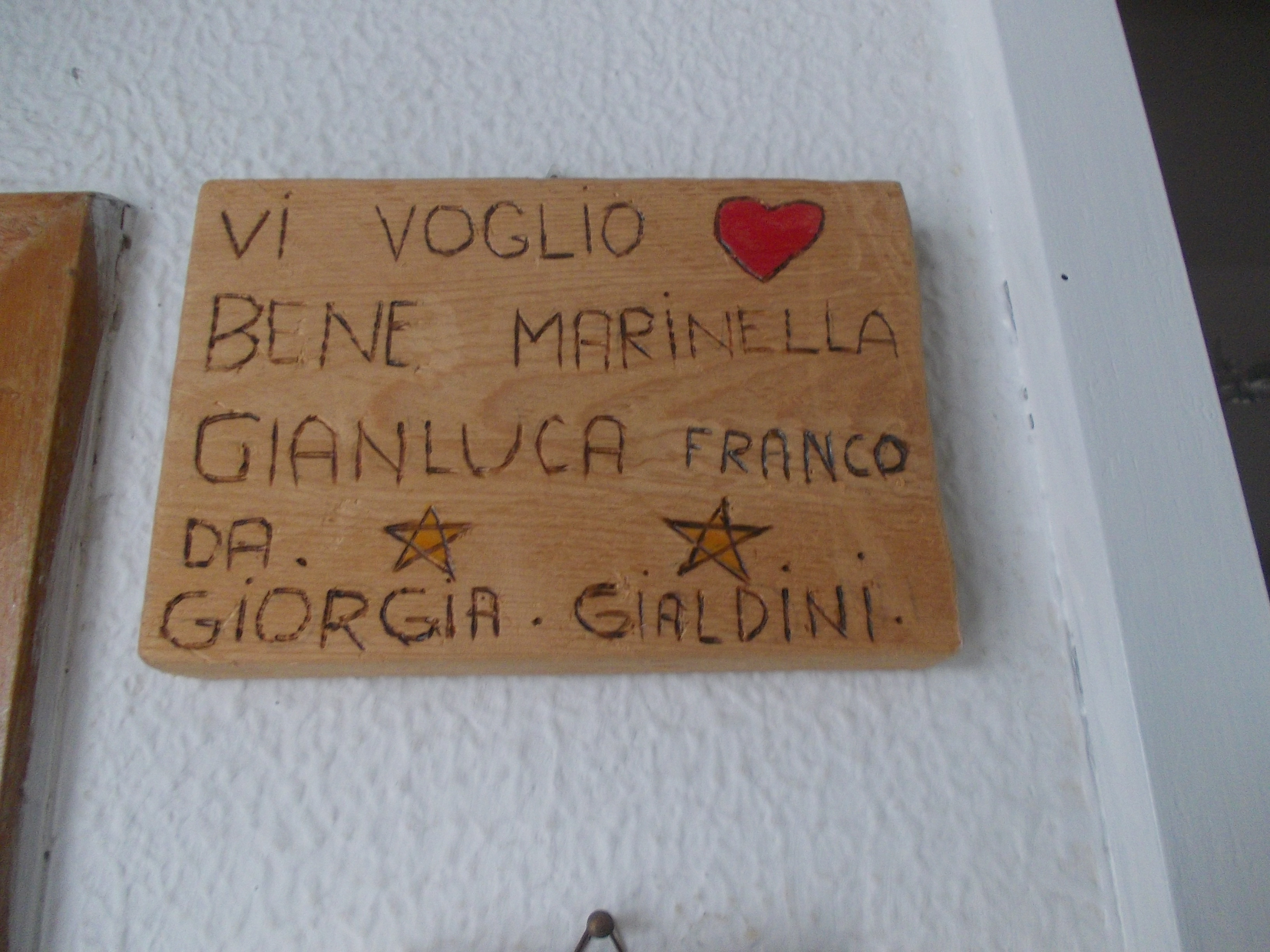 dichiarazioni d'affetto