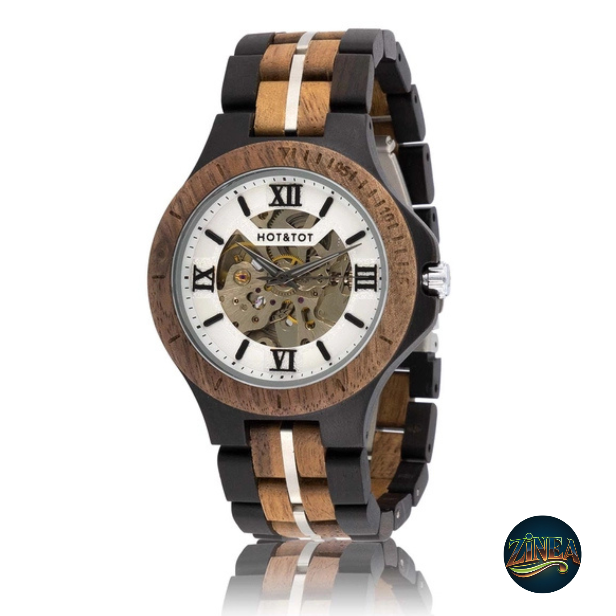 Montre Automatique Noyer Motus