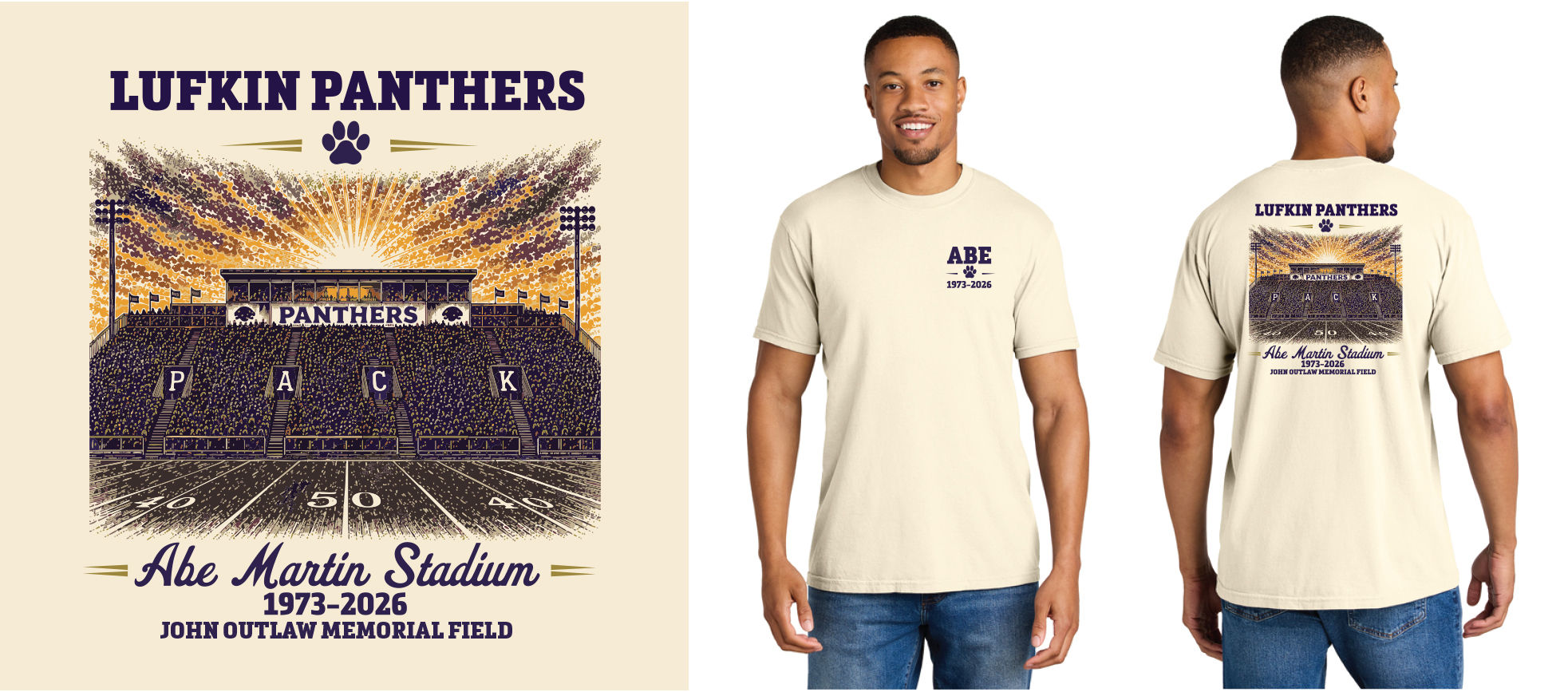 SHORT SLEEVE TEE - 1717 (Comfort Colors) - IVORY “ ABE MARTIN “