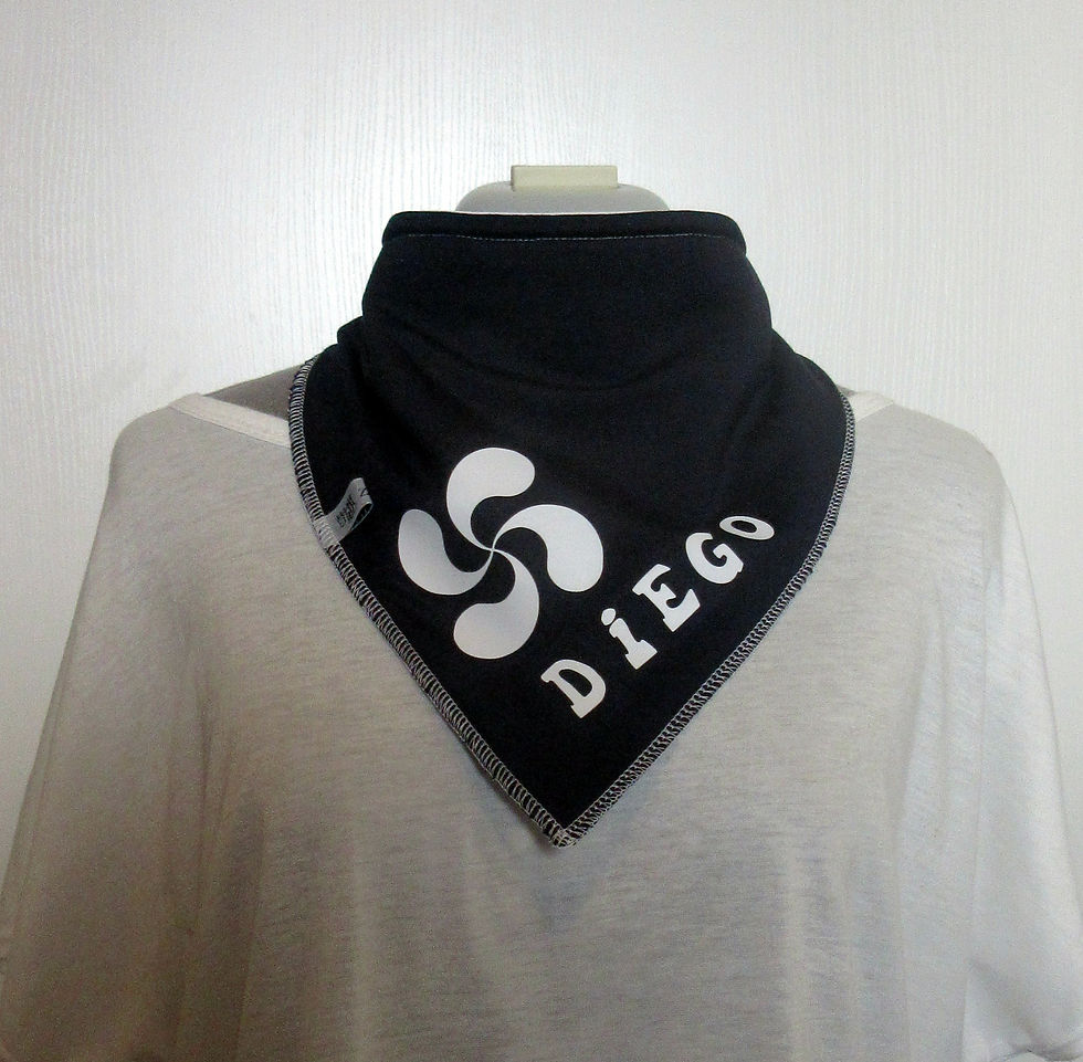 Miniature : Foulard absorbant Croix Basque