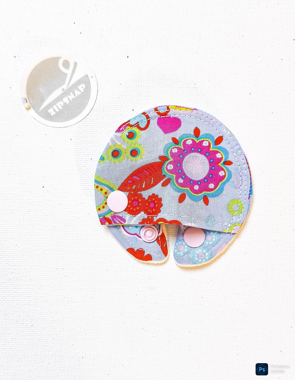Miniature : Stomie Patch - Multifleurs fond bleu 