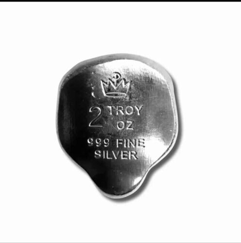 2oz Alien head with Bag .999 silver | Sure Bullion