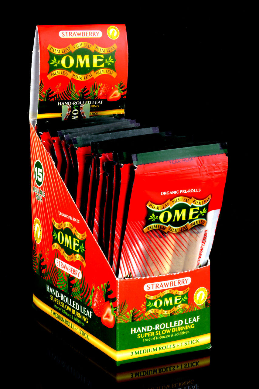 Thumbnail: 15ct Ome Organic Palm Leaf Pre-Rolls Display - SRP312W