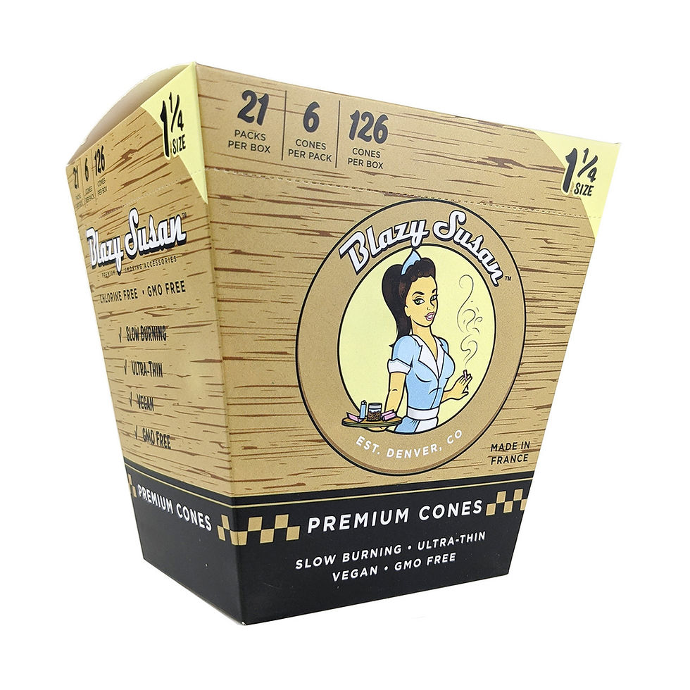 Thumbnail: Blazy Susan® - 1¼ Pre-Roll Cones (6ct) - Display of 21