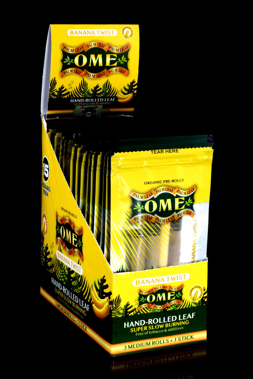 Thumbnail: 15ct Ome Organic Palm Leaf Pre-Rolls Display - SRP312W
