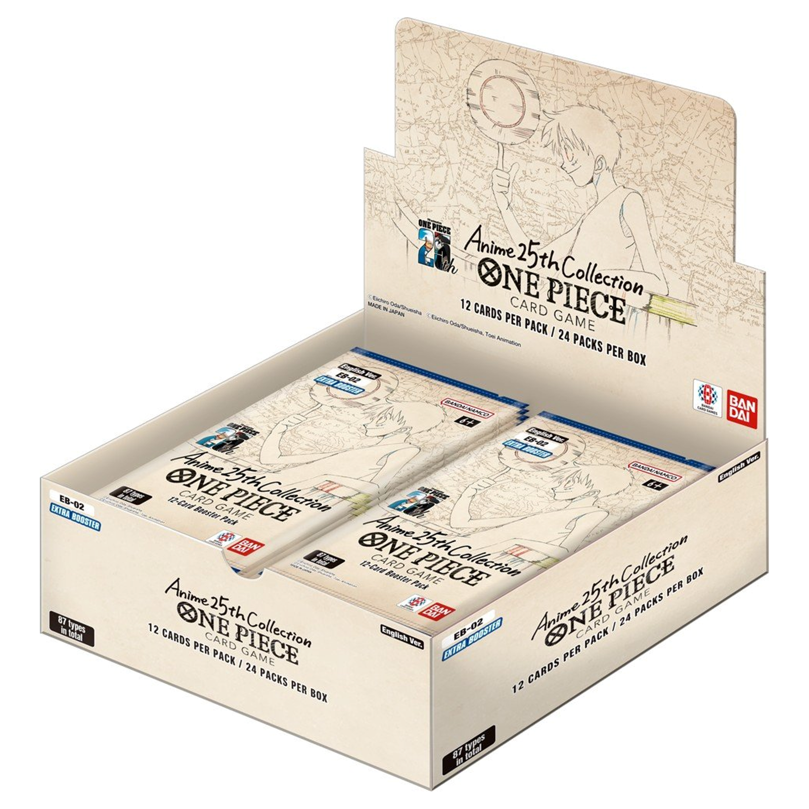 One Piece Card Game – EB02 Box Anime 25th Collection ENG