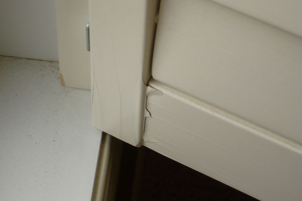 a white shutter repaint repair