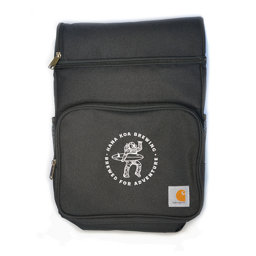 Black Carhartt Cooler Backpack Hana Koa Brewing Co.