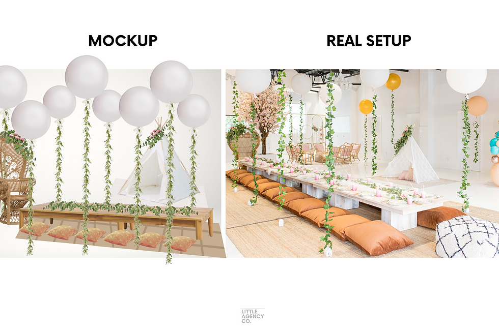 Thumbnail: Balloon Artist 5000 Event Mockup Bundle Png Images Little Agency Co