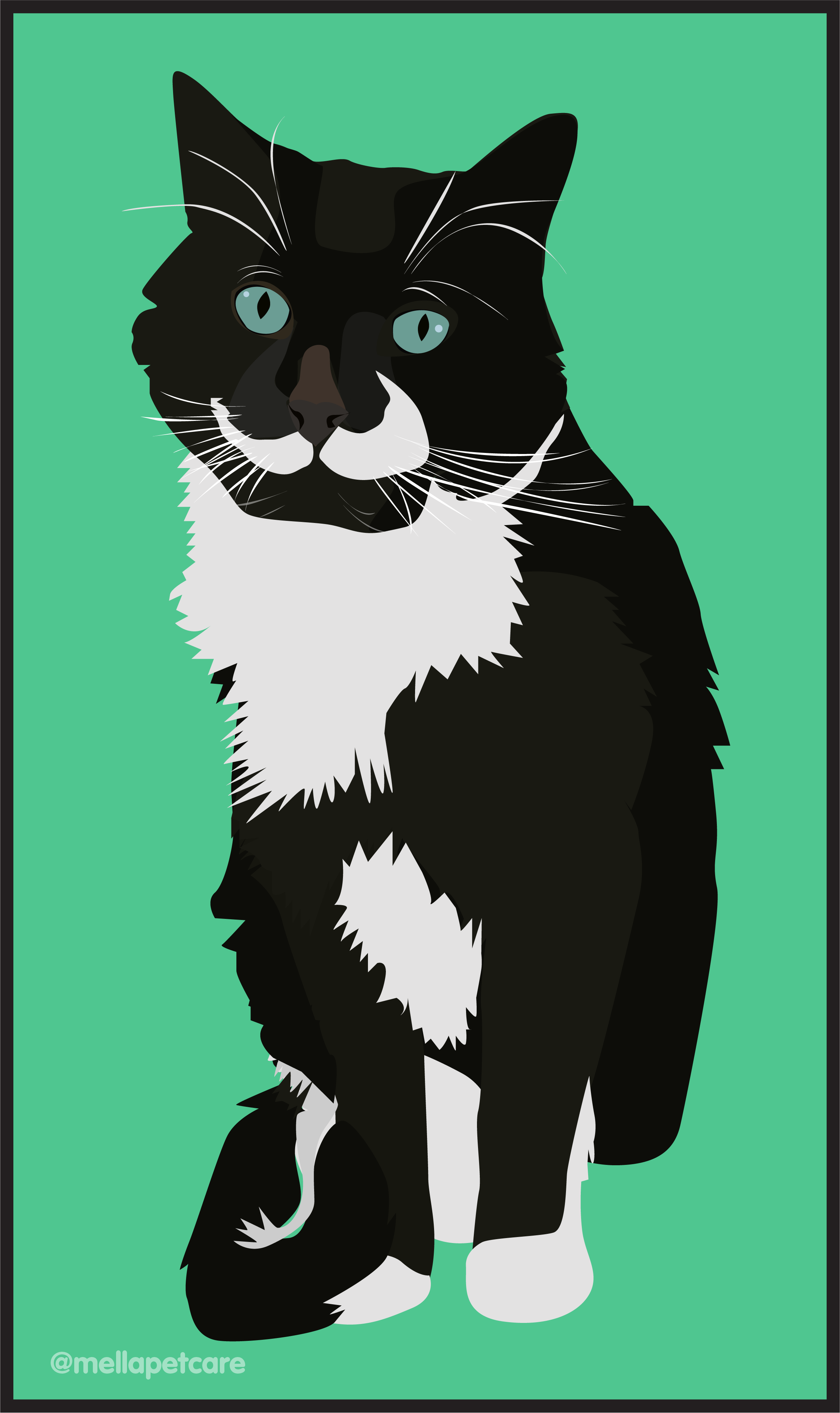 MISTER MUSTACHE TUXEDO