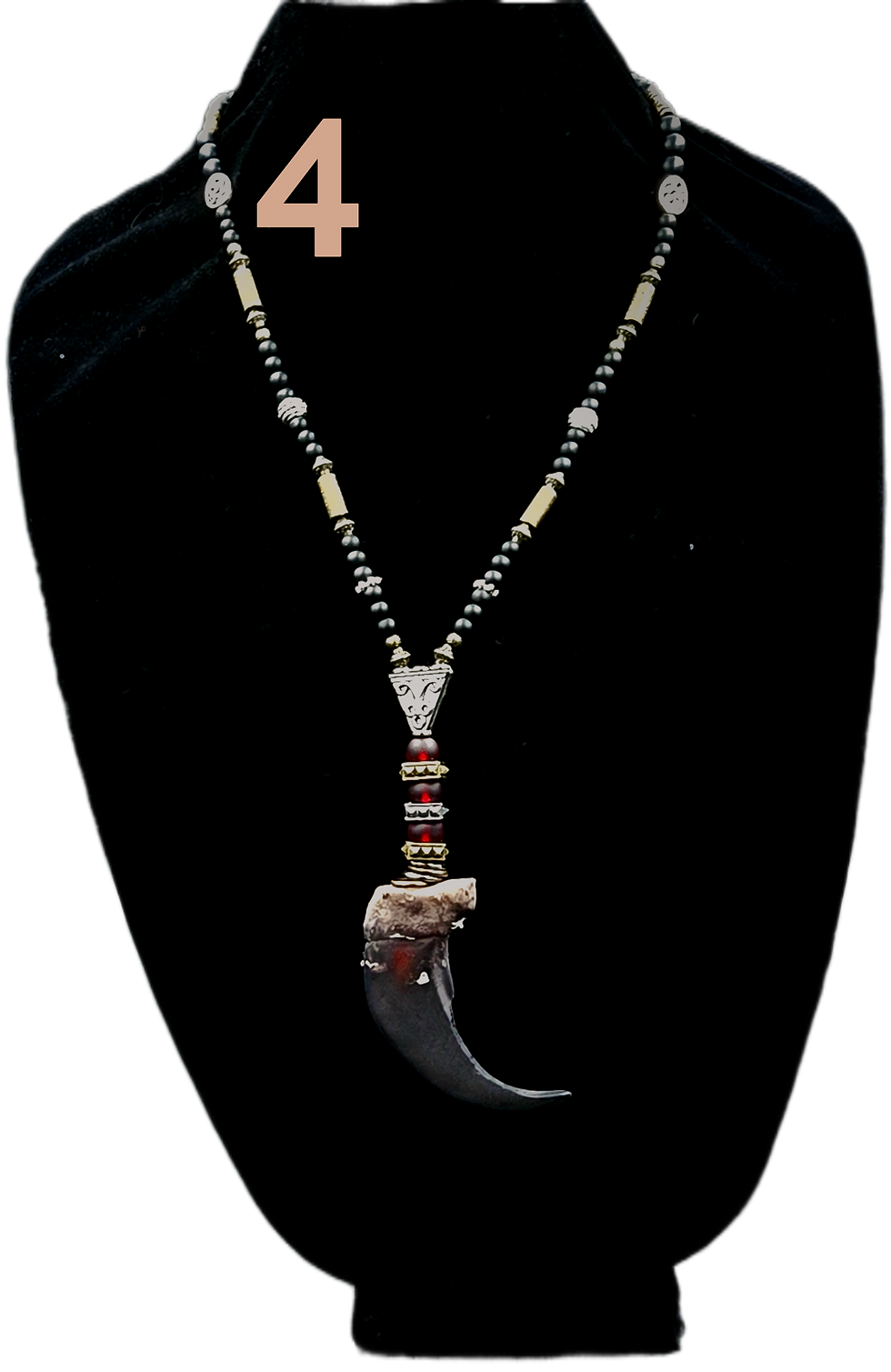 Thumbnail: Black & Bronze with Red and silver accents