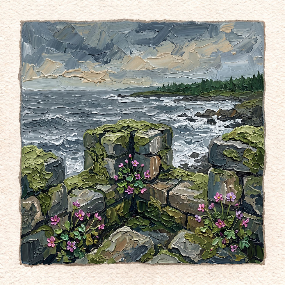 Thumbnail: Fornborg ancient hillfort beard oil bottle on weathered coastal cliff stone