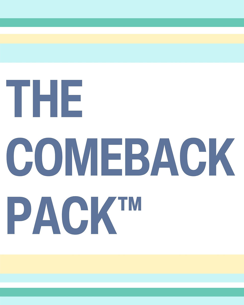 Digital self help bundle The Comeback Pack by Yes Love with ebooks workbooks and motivational posters for confidence healing 