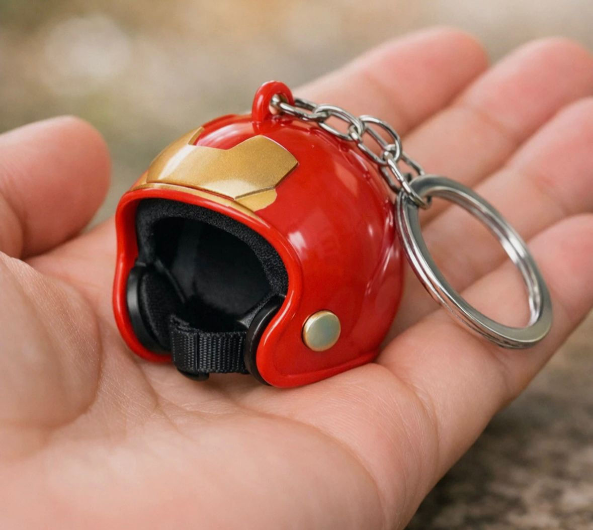 Mini Helmet Keychains