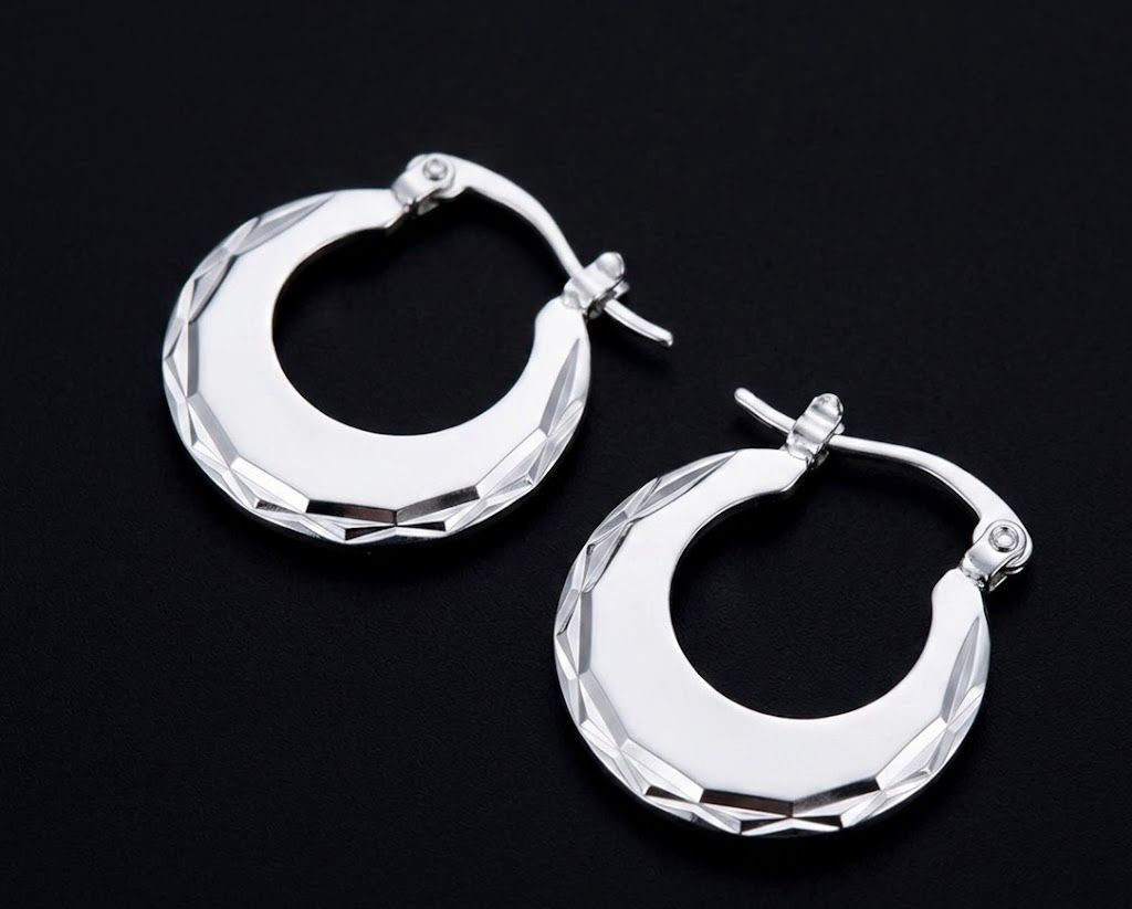 Silver Hoop Earrings