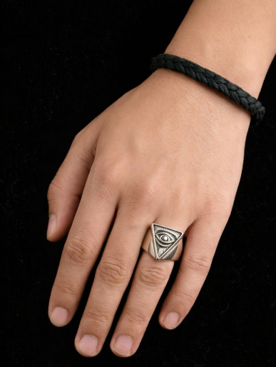 Triangle Eye Ring