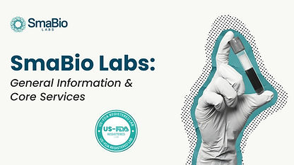 SmaBio Labs: General Information & Core Services