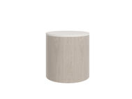 Sky Table Corian Top – 20” Diameter x 20” Height – tall 20-inch Corian top round table.