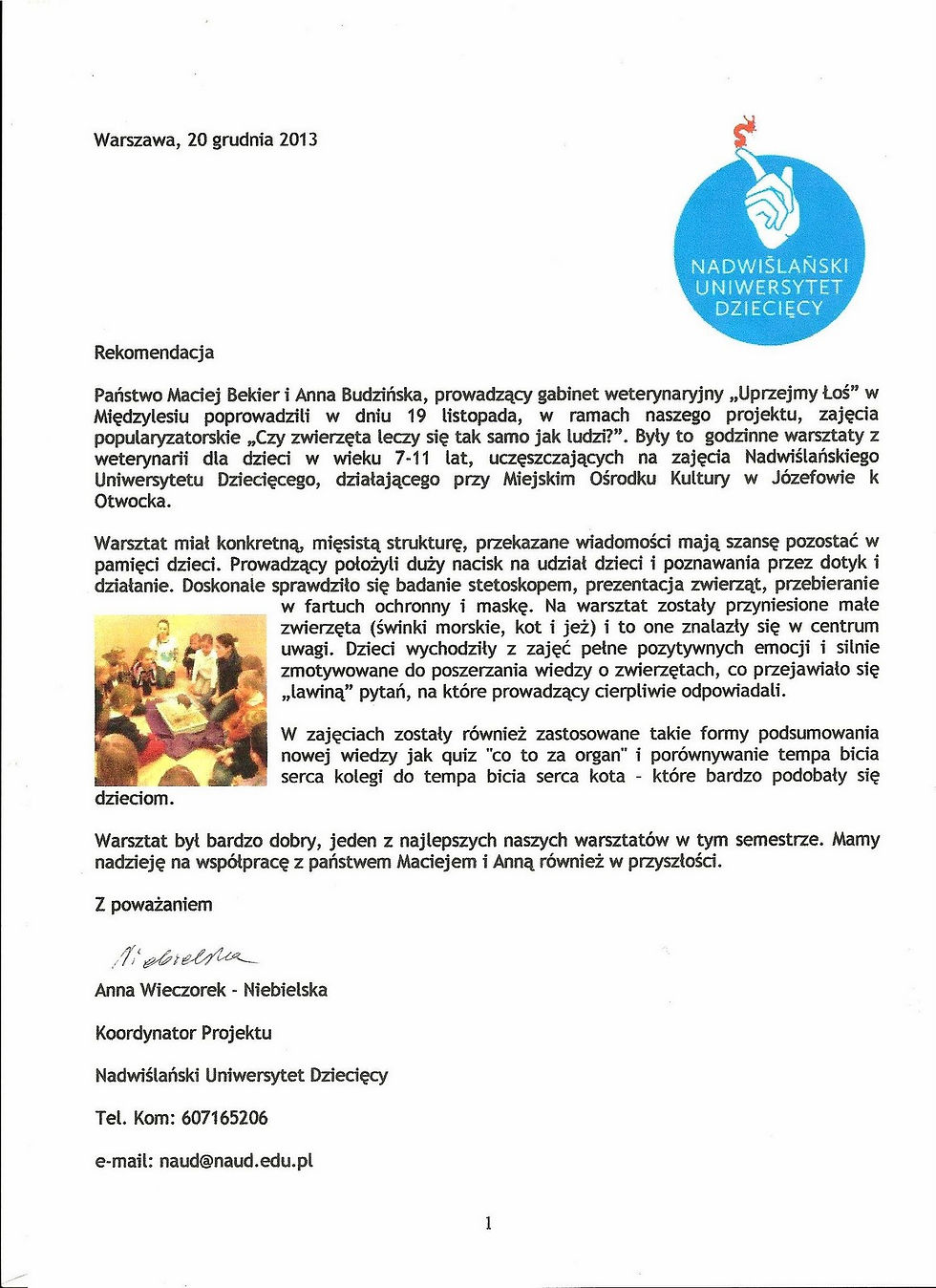 Nadwiślański Uniwersytet Dziecięcy