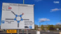 Swindon Magic Roundabout Sign + whLogo.j