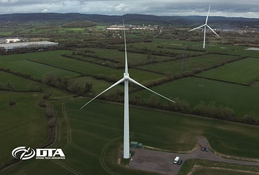 Longlands Lane Wind Farm, Magor, Newport NP26 3DX - Drone Wind Turbine Inspection