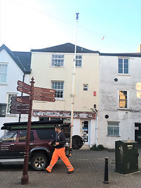 4x4 Elevated Mast Building & Roof Inspection - Chepstow, South Wales