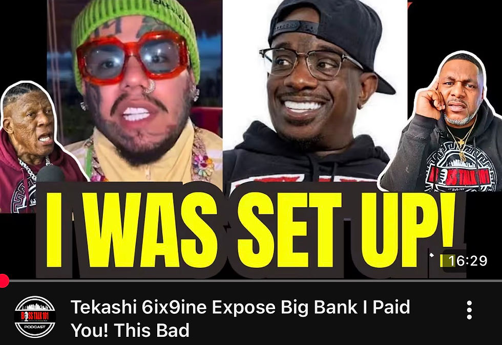 “Podcasters Expose Big Bank For Interviewing 6ix9ine — It’s Over!”